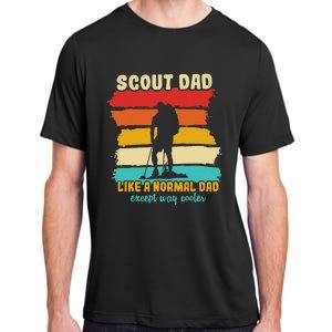 Scout Dad Like A Normal Dad Except Way Cooler Scout Leader Adult ChromaSoft Performance T-Shirt