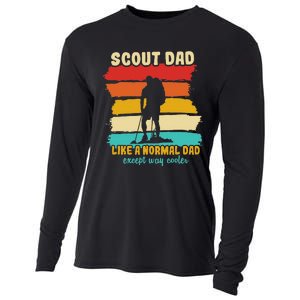 Scout Dad Like A Normal Dad Except Way Cooler Scout Leader Cooling Performance Long Sleeve Crew