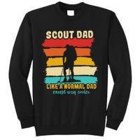 Scout Dad Like A Normal Dad Except Way Cooler Scout Leader Tall Sweatshirt