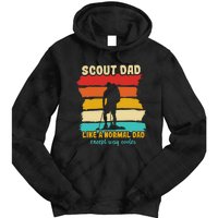 Scout Dad Like A Normal Dad Except Way Cooler Scout Leader Tie Dye Hoodie