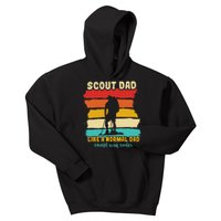 Scout Dad Like A Normal Dad Except Way Cooler Scout Leader Kids Hoodie