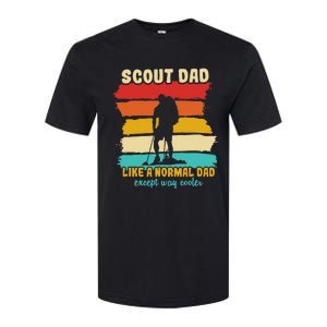 Scout Dad Like A Normal Dad Except Way Cooler Scout Leader Softstyle CVC T-Shirt