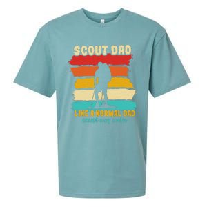 Scout Dad Like A Normal Dad Except Way Cooler Scout Leader Sueded Cloud Jersey T-Shirt