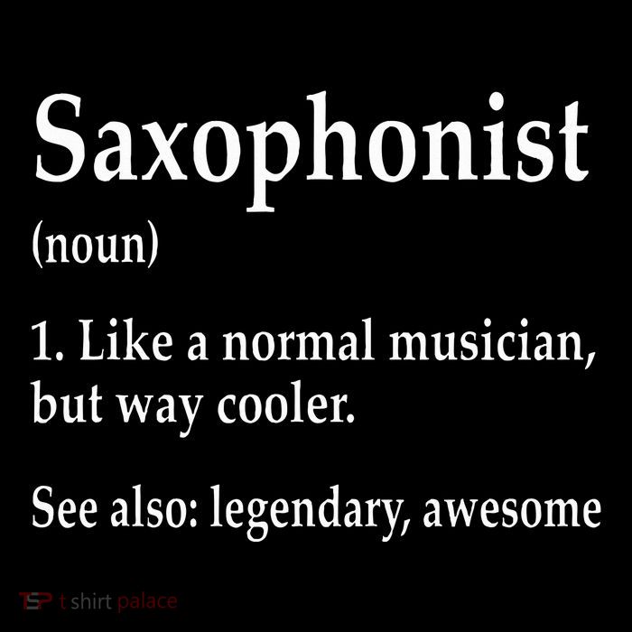 Saxophonist Definition Like A Normal Musician Saxophone 7-Panel Snapback Hat