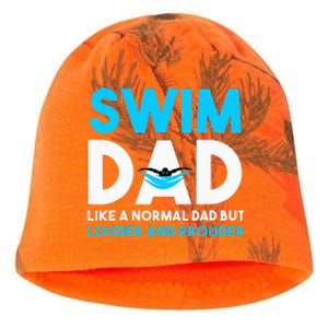 Swim Dad Like A Normal Dad But Cooler Swim Dad Definition Kati - Camo Knit Beanie