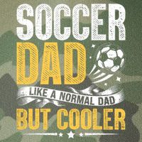 Soccer Dad Like A Normal Dad But Cooler Funny Legacy Tie Dye Trucker Hat