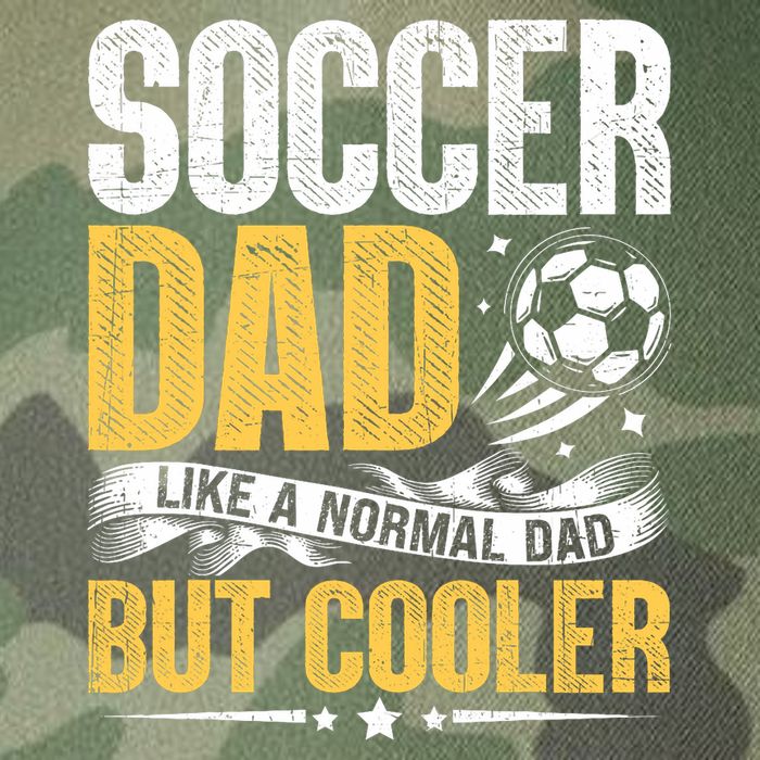 Soccer Dad Like A Normal Dad But Cooler Funny Legacy Tie Dye Trucker Hat