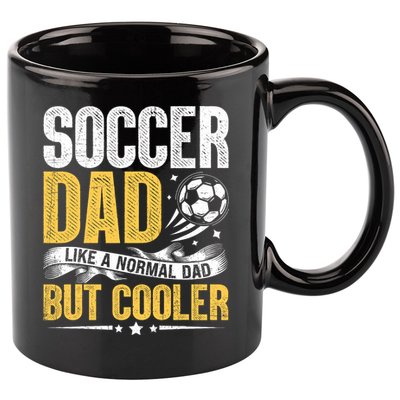 Soccer Dad Like A Normal Dad But Cooler Funny 11oz C Handle Ceramic Mug