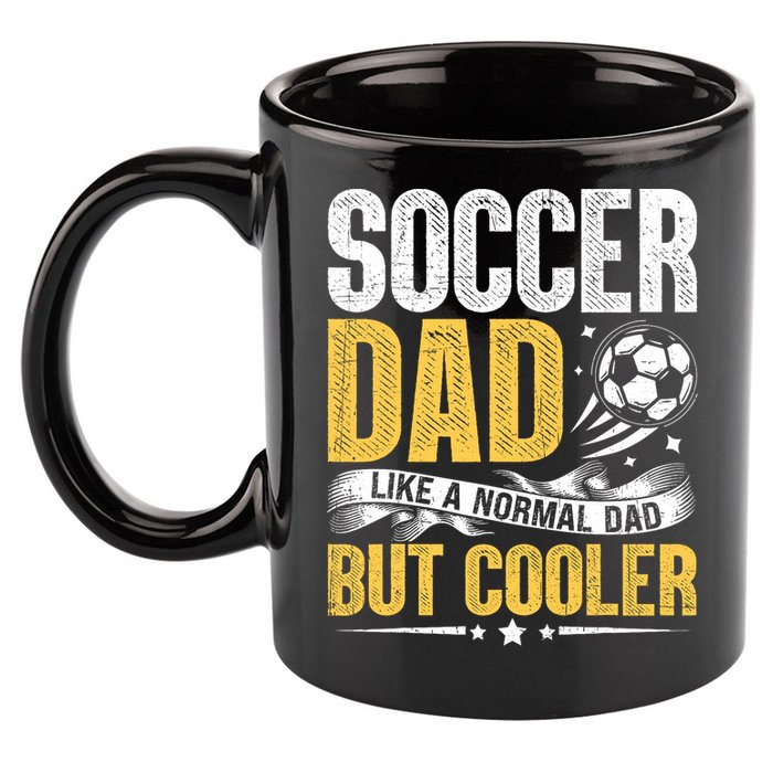 Soccer Dad Like A Normal Dad But Cooler Funny 11oz C Handle Ceramic Mug