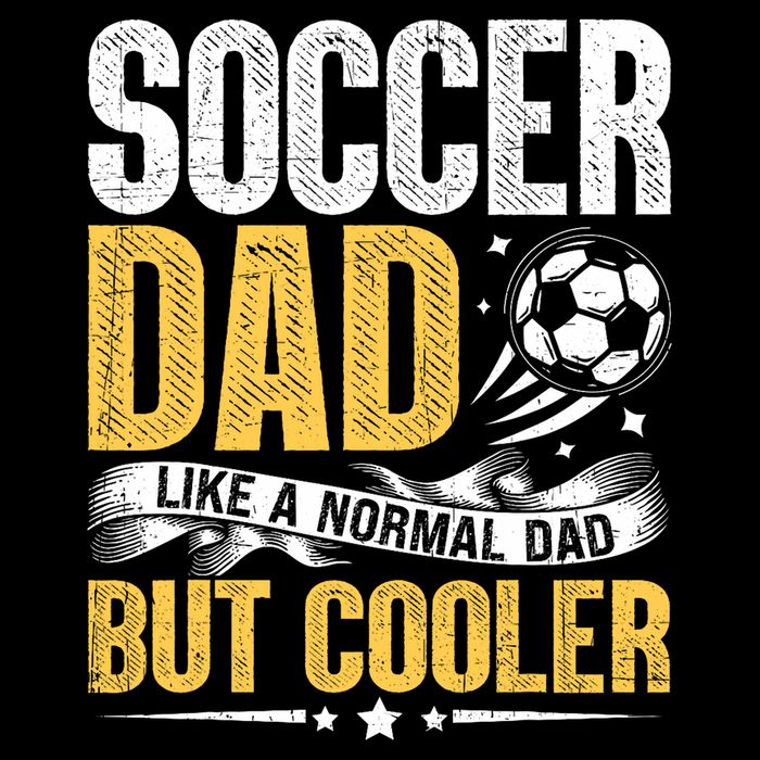 Soccer Dad Like A Normal Dad But Cooler Funny Drawstring Bag