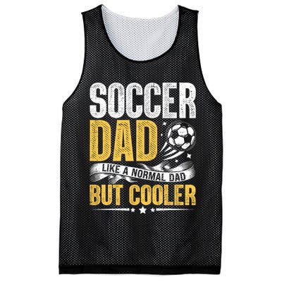 Soccer Dad Like A Normal Dad But Cooler Funny Mesh Reversible Basketball Jersey Tank