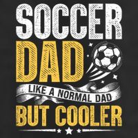 Soccer Dad Like A Normal Dad But Cooler Funny 25L Jumbo Tote