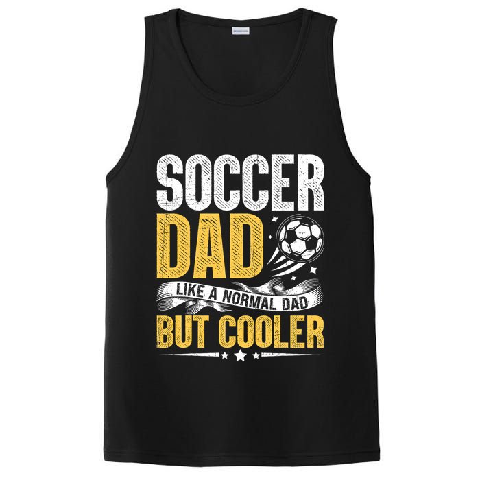 Soccer Dad Like A Normal Dad But Cooler Funny PosiCharge Competitor Tank