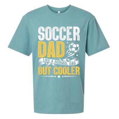 Soccer Dad Like A Normal Dad But Cooler Funny Sueded Cloud Jersey T-Shirt