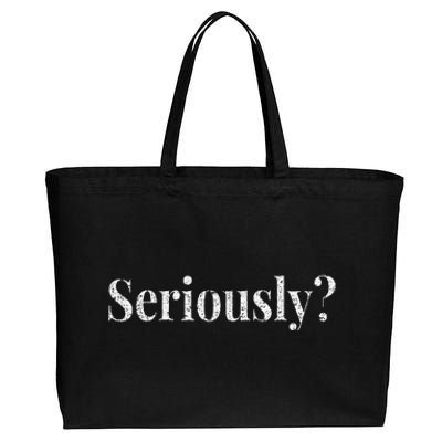 Seriously Distressed Look By Yoray Cotton Canvas Jumbo Tote