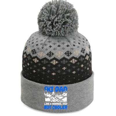 Ski Dad Like A Normal Dad But Cooler Gift The Baniff Cuffed Pom Beanie