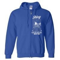 Skiing Dad Like A Regular Dad Only Much Cooler Ski Father Cute Gift Full Zip Hoodie