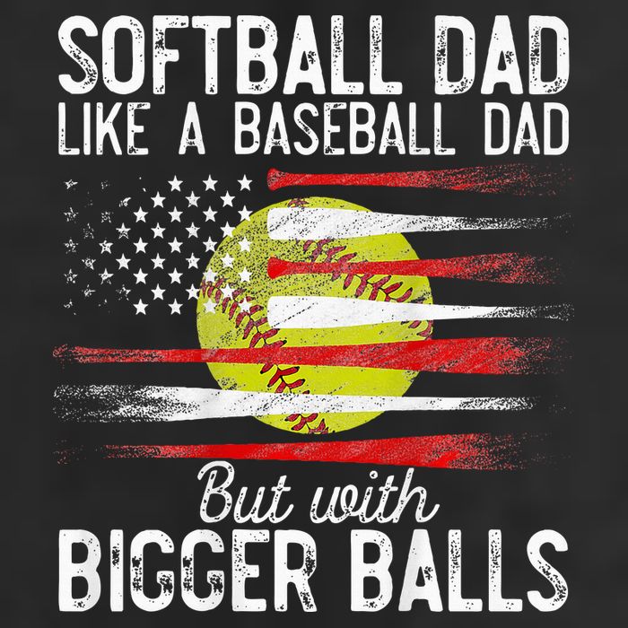 Softball Dad Like A Baseball Dad Definition 7 Panel Mesh Trucker Snapback Hat