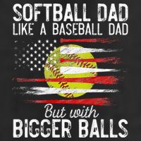 Softball Dad Like A Baseball Dad Definition Beanie