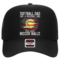 Softball Dad Like A Baseball Dad Definition Hat