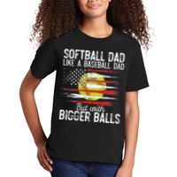 Softball Dad Like A Baseball Dad Definition Kids T-Shirt