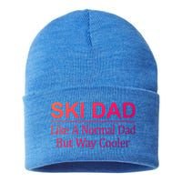 Ski Dad Like A Normal Dad But Way Cooler Gift Sustainable Knit Beanie