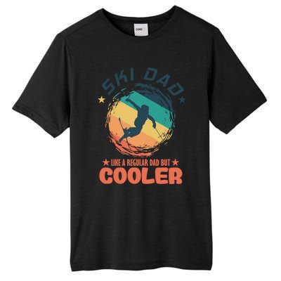 Ski Dad Like A Regular Dad But Cooler Skiing Great Gift Tall Fusion ChromaSoft Performance T-Shirt