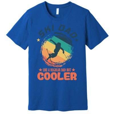 Ski Dad Like A Regular Dad But Cooler Skiing Great Gift Premium T-Shirt