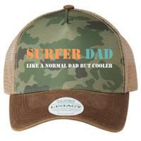 Surfer Dad Like A Normal Dad But Cooler Father Gift Surfing Gift Legacy Tie Dye Trucker Hat