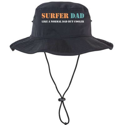 Surfer Dad Like A Normal Dad But Cooler Father Gift Surfing Gift Bucket Hat