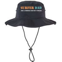 Surfer Dad Like A Normal Dad But Cooler Father Gift Surfing Gift Bucket Hat