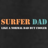 Surfer Dad Like A Normal Dad But Cooler Father Gift Surfing Gift Golf Towel