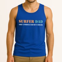 Surfer Dad Like A Normal Dad But Cooler Father Gift Surfing Gift Tank Top
