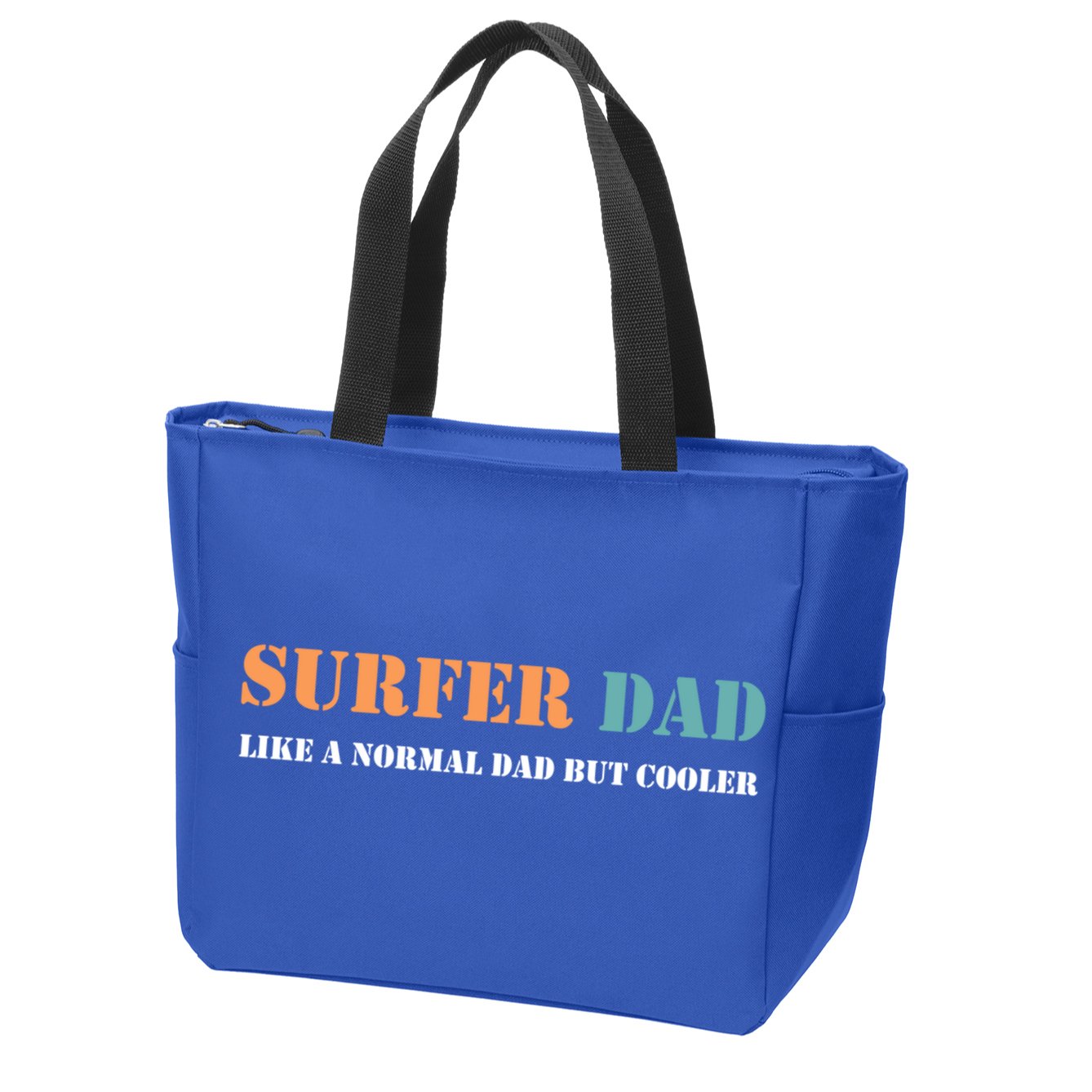 Surfer Dad Like A Normal Dad But Cooler Father Gift Surfing Gift Zip Tote Bag