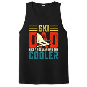 Ski Dad Like A Regular Dad But Cooler Funny Quote Gift PosiCharge Competitor Tank