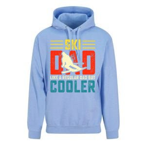 Ski Dad Like A Regular Dad But Cooler Funny Quote Gift Unisex Surf Hoodie