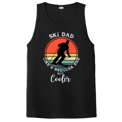 Ski Dad Like A Regular Dad But Cooler Funny Skiing Great Gift PosiCharge Competitor Tank