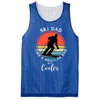 Ski Dad Like A Regular Dad But Cooler Funny Skiing Great Gift Mesh Reversible Basketball Jersey Tank