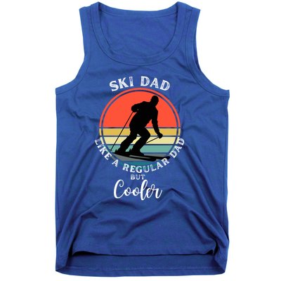 Ski Dad Like A Regular Dad But Cooler Funny Skiing Great Gift Tank Top