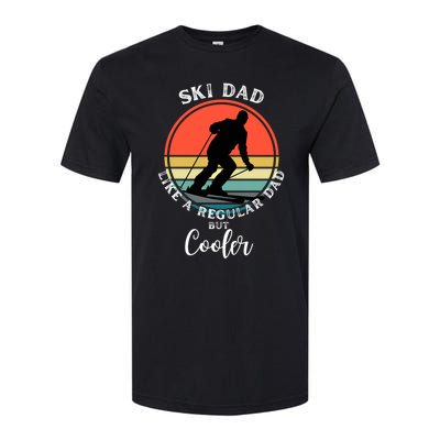 Ski Dad Like A Regular Dad But Cooler Funny Skiing Great Gift Softstyle CVC T-Shirt