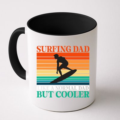 Surfing Dad Like A Normal Dad But Cooler Wake Surfer Father Gift Mug