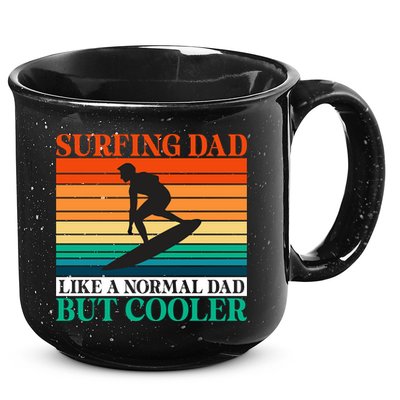 Surfing Dad Like A Normal Dad But Cooler Wake Surfer Father Gift 15oz Campfire Ceramic Mug