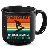 Surfing Dad Like A Normal Dad But Cooler Wake Surfer Father Gift 15oz Campfire Ceramic Mug