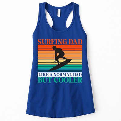 Surfing Dad Like A Normal Dad But Cooler Wake Surfer Father Gift Womens Tank Top