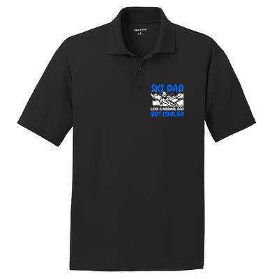 Ski Dad Like A Normal Dad But Cooler Cute Gift PosiCharge RacerMesh Polo