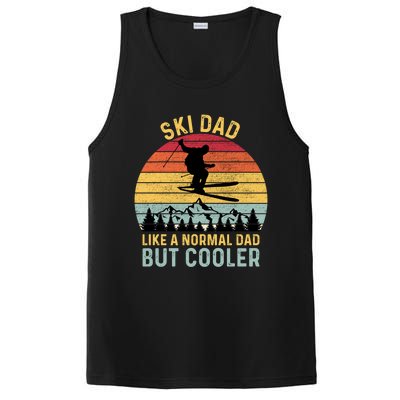 Ski Dad Like A Normal Dad But Cooler Ski Skier Funny Gift PosiCharge Competitor Tank