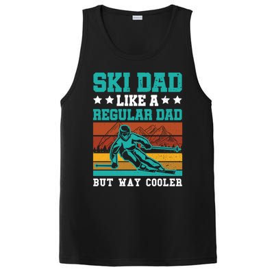 Ski Dad Like A Regular Dad But Way Cooler Skier Skiing Meaningful Gift PosiCharge Competitor Tank