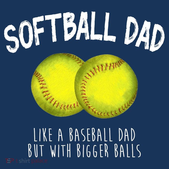 Softball Dad Like A Baseball Dad But With Bigger Balls Funny Knit Cap Winter Beanie