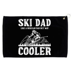 Ski Dad Like A Regular Dad But Way Cooler Skiing Skier Meaningful Gift Grommeted Golf Towel