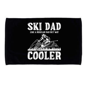 Ski Dad Like A Regular Dad But Way Cooler Skiing Skier Meaningful Gift Microfiber Hand Towel